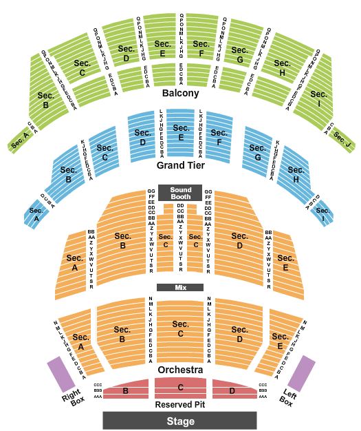 Altria Theater Chicago Seating Chart